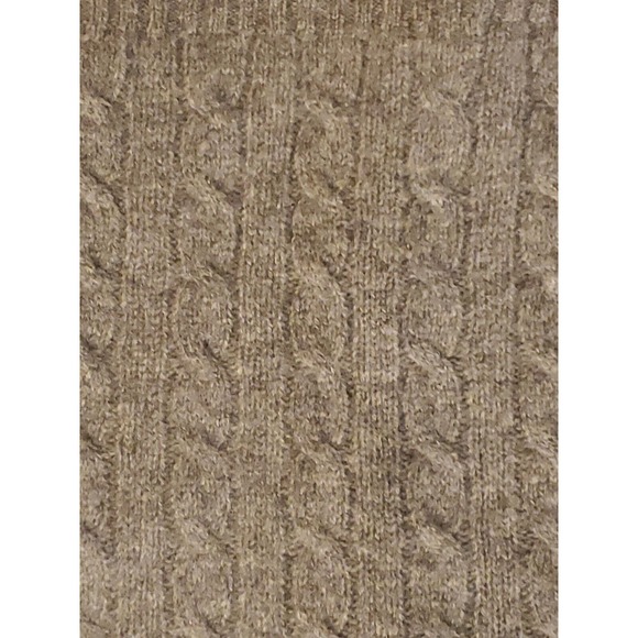 Vintage Greenwich 100% Shetland Wool ~ Gray Cardigan Sz 2XLT Fishermen Knit - Picture 9 of 9